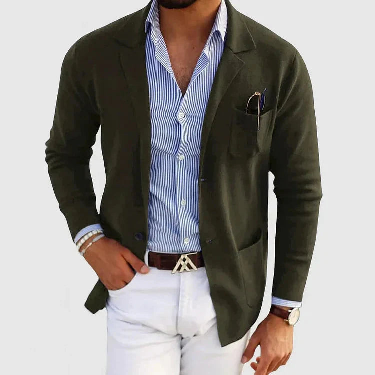 Lorenzo | Herrenblazer mit Reverskragen und Knopftaschen 5
