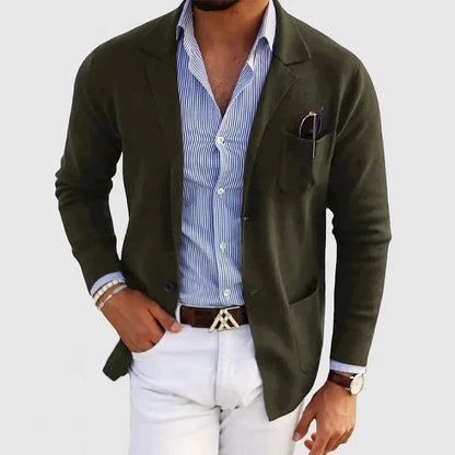 Lorenzo | Herrenblazer mit Reverskragen und Knopftaschen 5