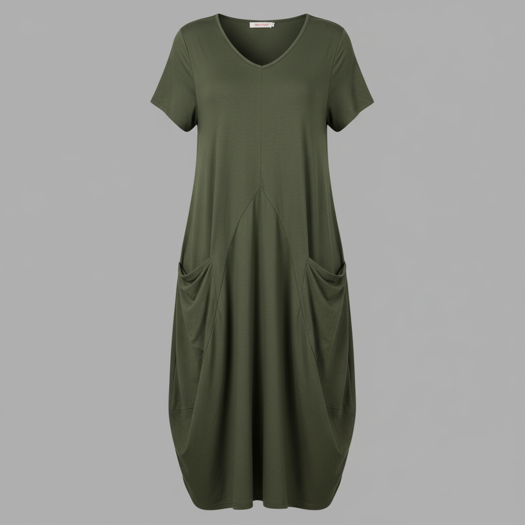 Luftiges Sommerkleid | Midi für Damen