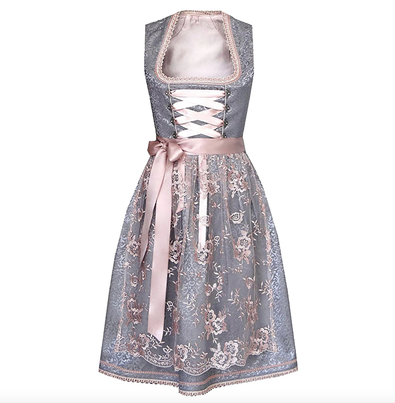 MIA Trachtenkleid A-Linie | Festliche Kleider Damen Midilänge 4