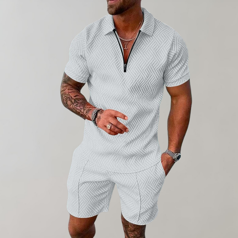Mano | Herren Zweiteiler Kurzarm Sommer Set 3
