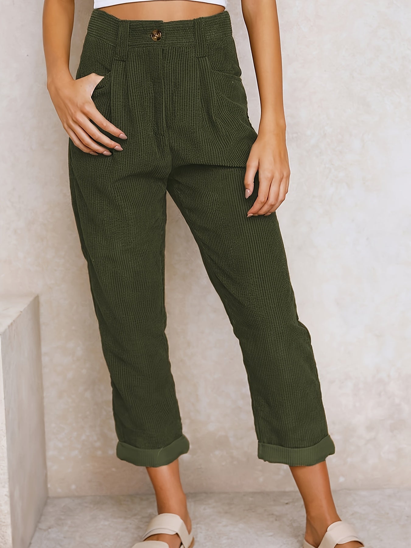 Maple Hose | Cordhose Damen für Alltag und Büro 13
