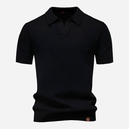 Marcus Kurzarm-Strickpolo Herren | Sommer Poloshirt Baumwolle 2