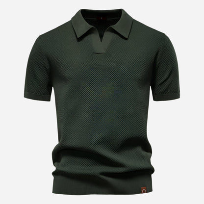 Marcus Kurzarm-Strickpolo Herren | Sommer Poloshirt Baumwolle 3