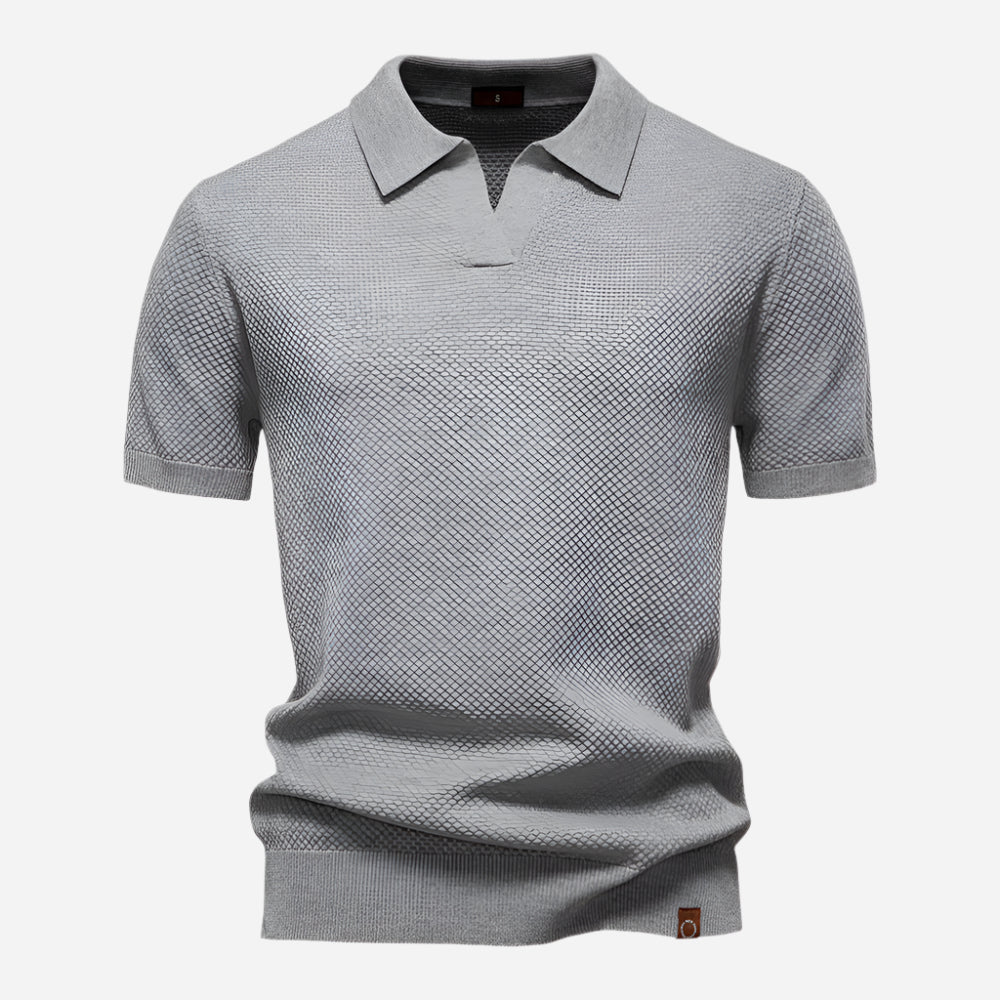 Marcus Kurzarm-Strickpolo Herren | Sommer Poloshirt Baumwolle 4