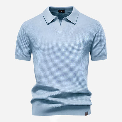 Marcus Kurzarm-Strickpolo Herren | Sommer Poloshirt Baumwolle 5