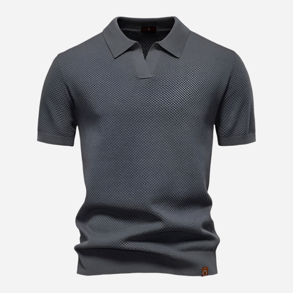 Marcus Kurzarm-Strickpolo Herren | Sommer Poloshirt Baumwolle 6