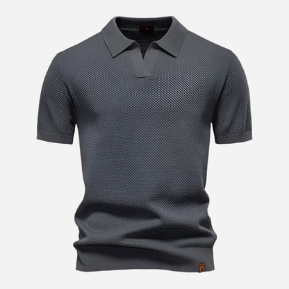 Marcus Kurzarm-Strickpolo Herren | Sommer Poloshirt Baumwolle 6