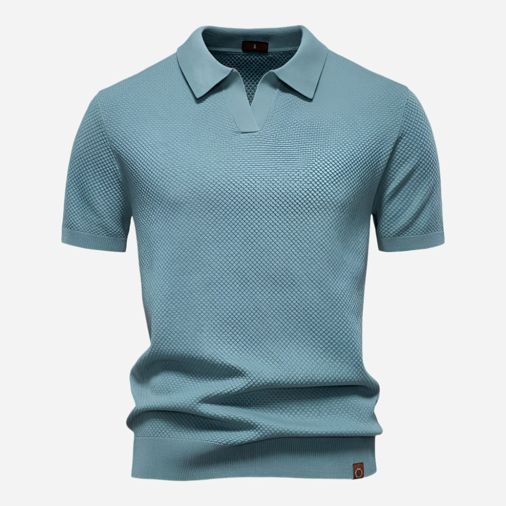 Marcus Kurzarm-Strickpolo Herren | Sommer Poloshirt Baumwolle 7
