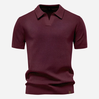 Marcus Kurzarm-Strickpolo Herren | Sommer Poloshirt Baumwolle 8