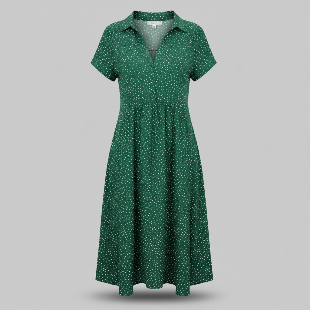 Midi Hemdblusenkleid Damen | Elegante Kleider für Jeden Anlass