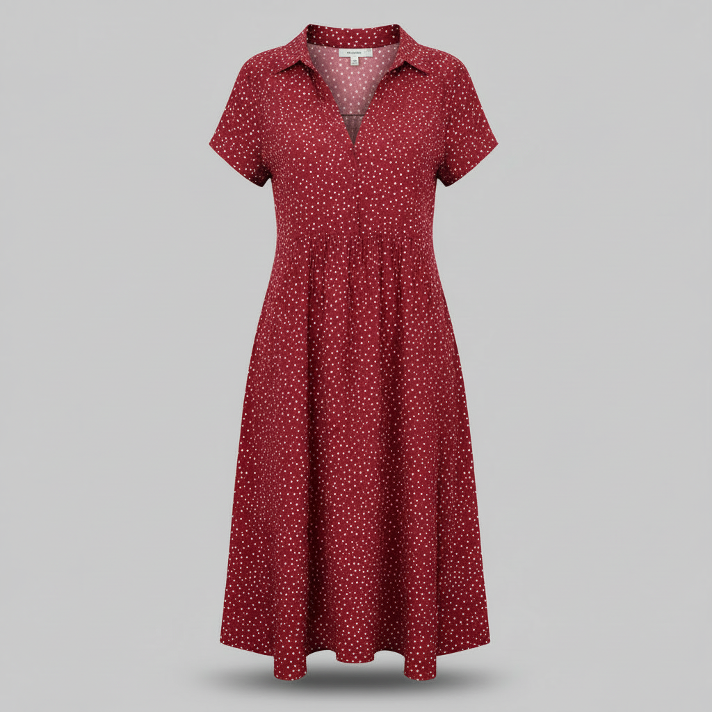 Midi Hemdblusenkleid Damen | Elegante Kleider für Jeden Anlass