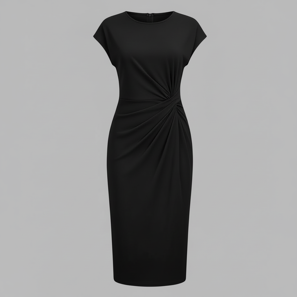 Midikleid Damen Elegant | Sommerkleid Knielang, Freizeitkleid Leicht