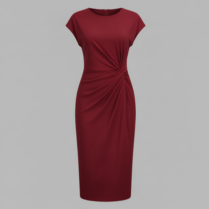 Midikleid Damen Elegant | Sommerkleid Knielang, Freizeitkleid Leicht