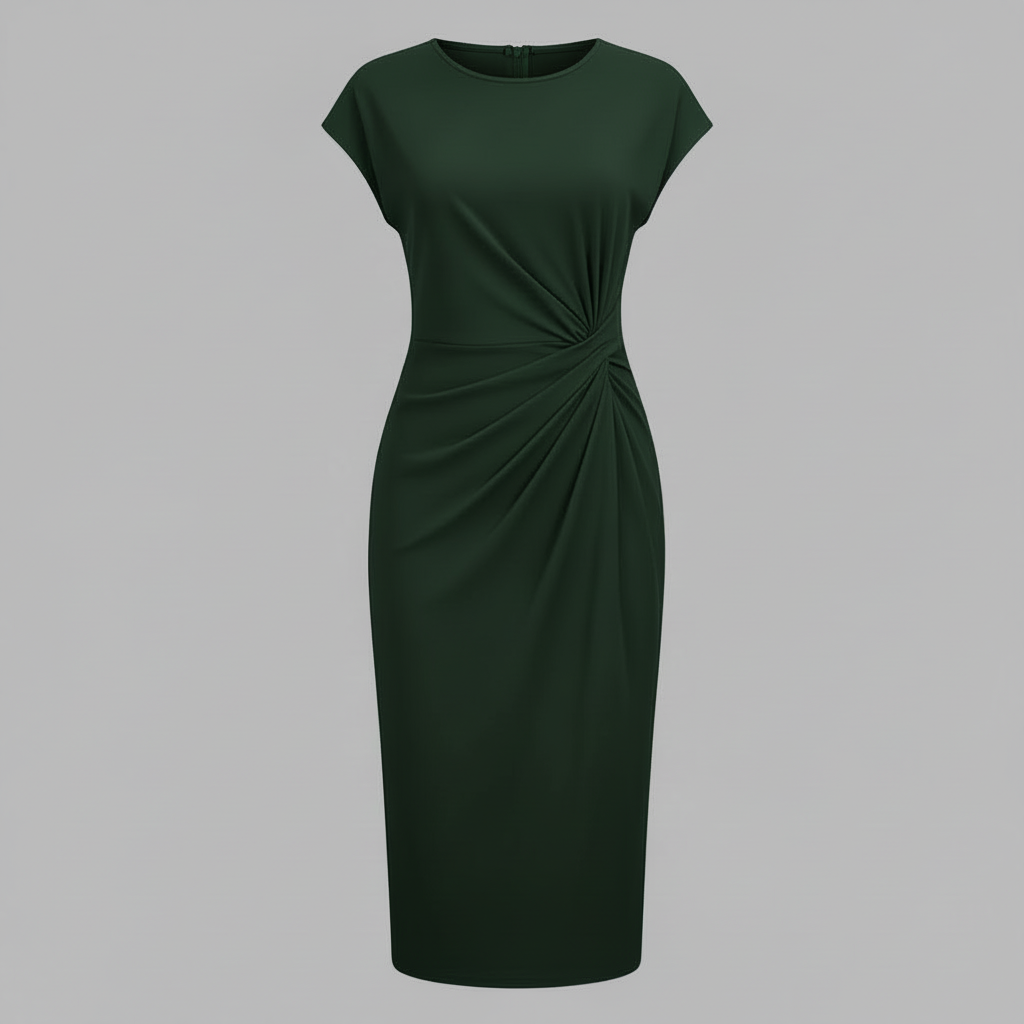 Midikleid Damen Elegant | Sommerkleid Knielang, Freizeitkleid Leicht