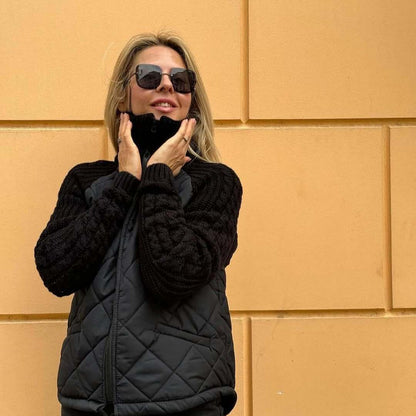 Milena | Damenjacke Steppjacke mit Stehkragen und Reißverschluss 4