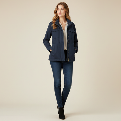 Moderne Damenjacke | Vielseitige Reißverschlussjacke