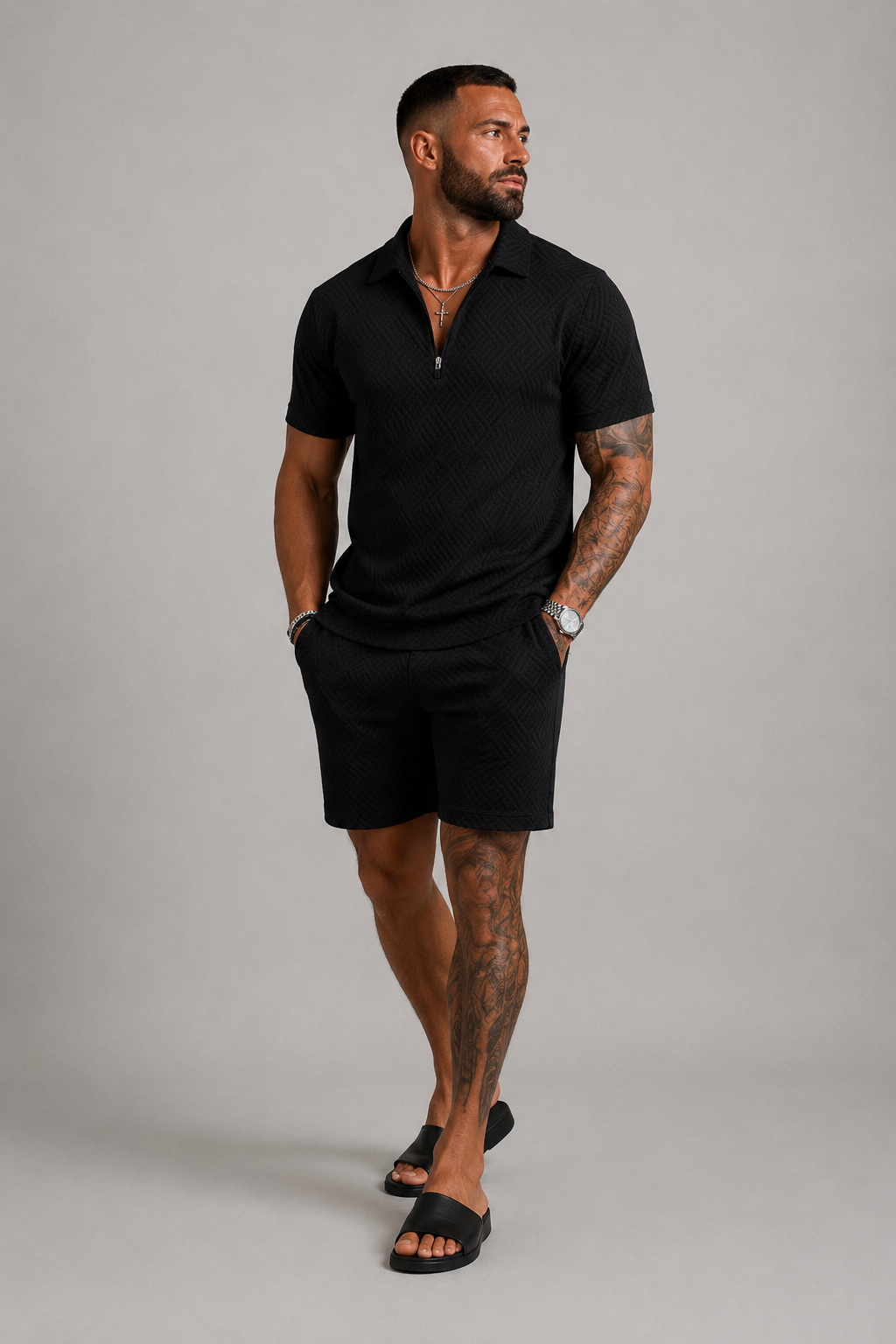 Modernes Herren-Sommer-Set | Freizeitoutfit für warme Tage 1