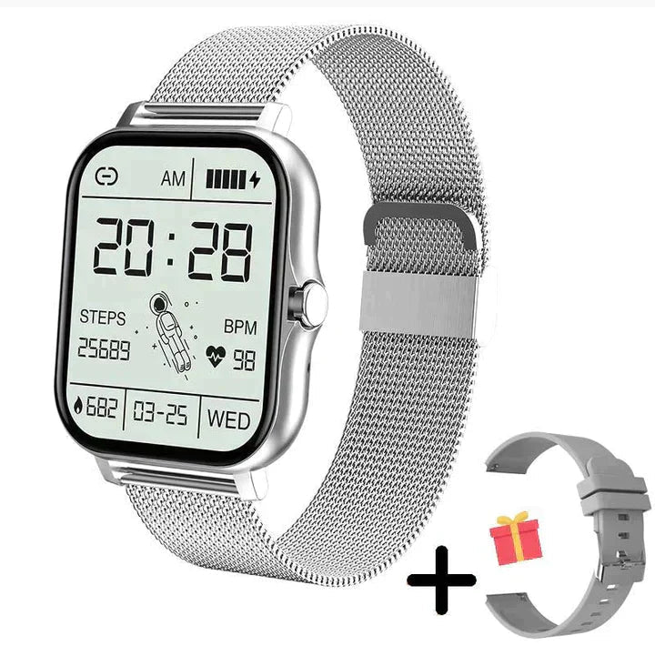 Multifunktions-Smartwatch | Quadratisches Touch-Display 3