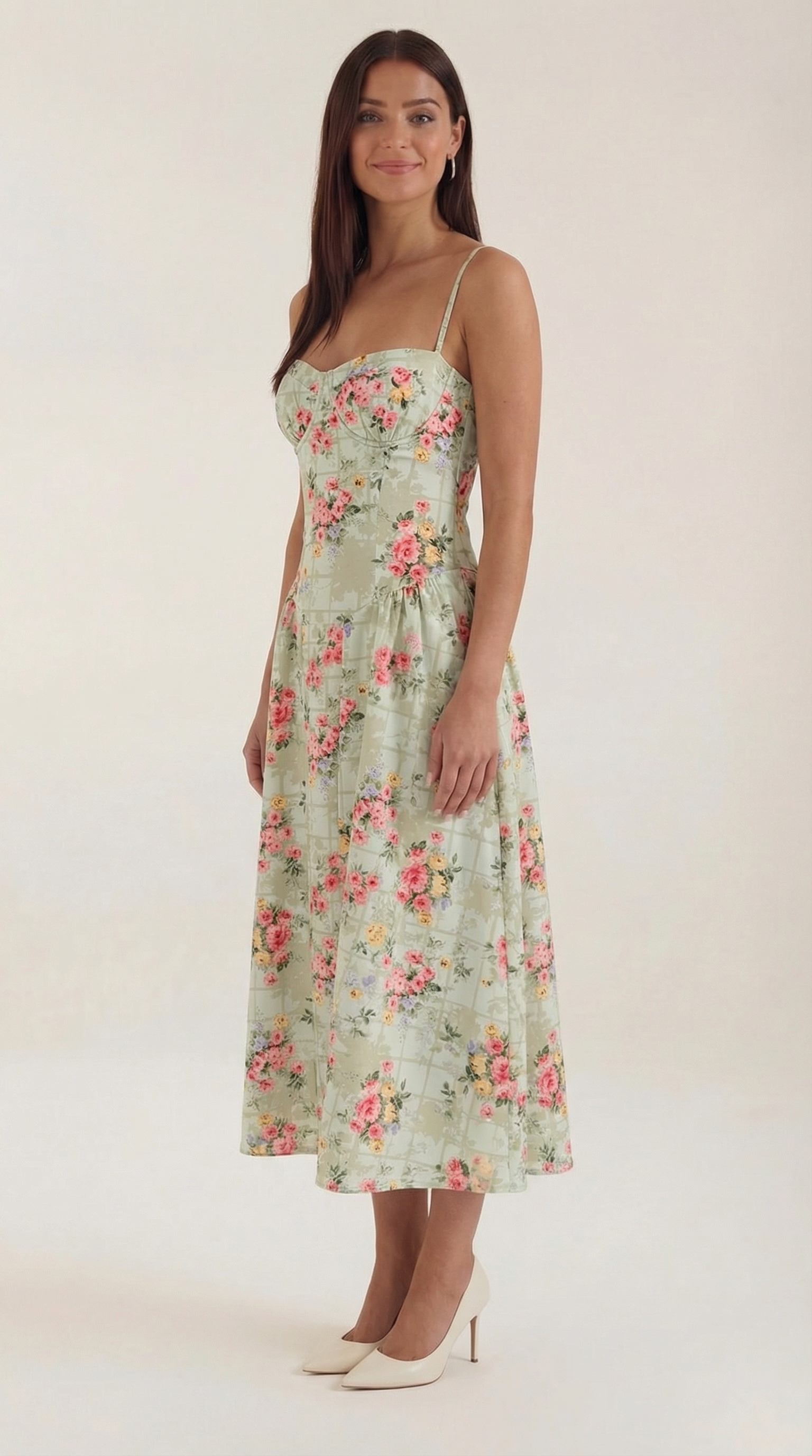 Odette | Korsett-Midikleid für Damen 1