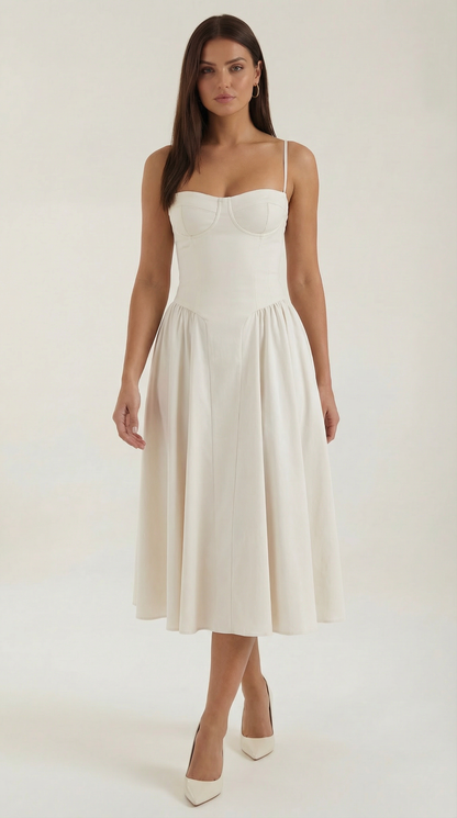 Odette | Korsett-Midikleid für Damen 10