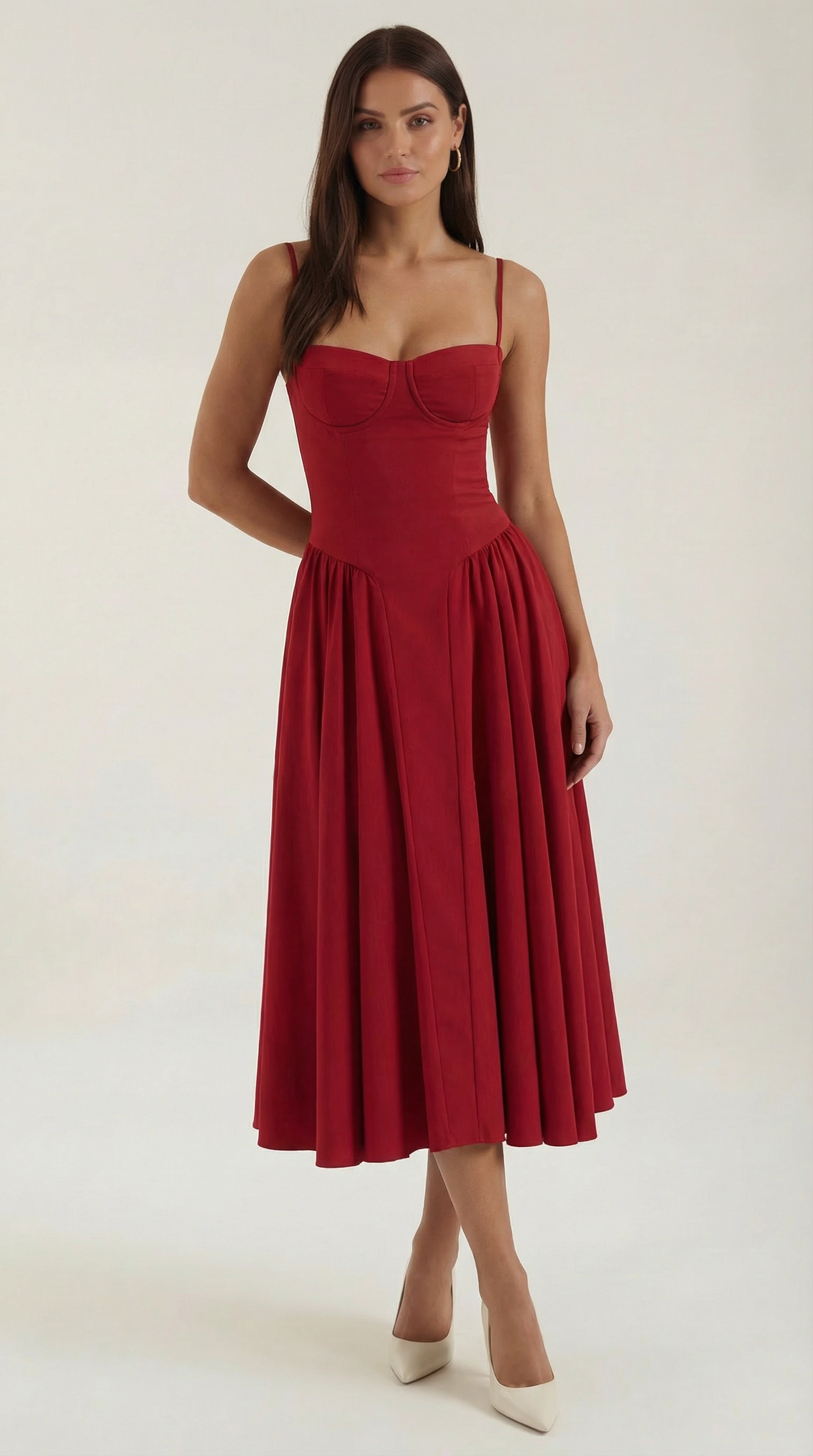Odette | Korsett-Midikleid für Damen 12
