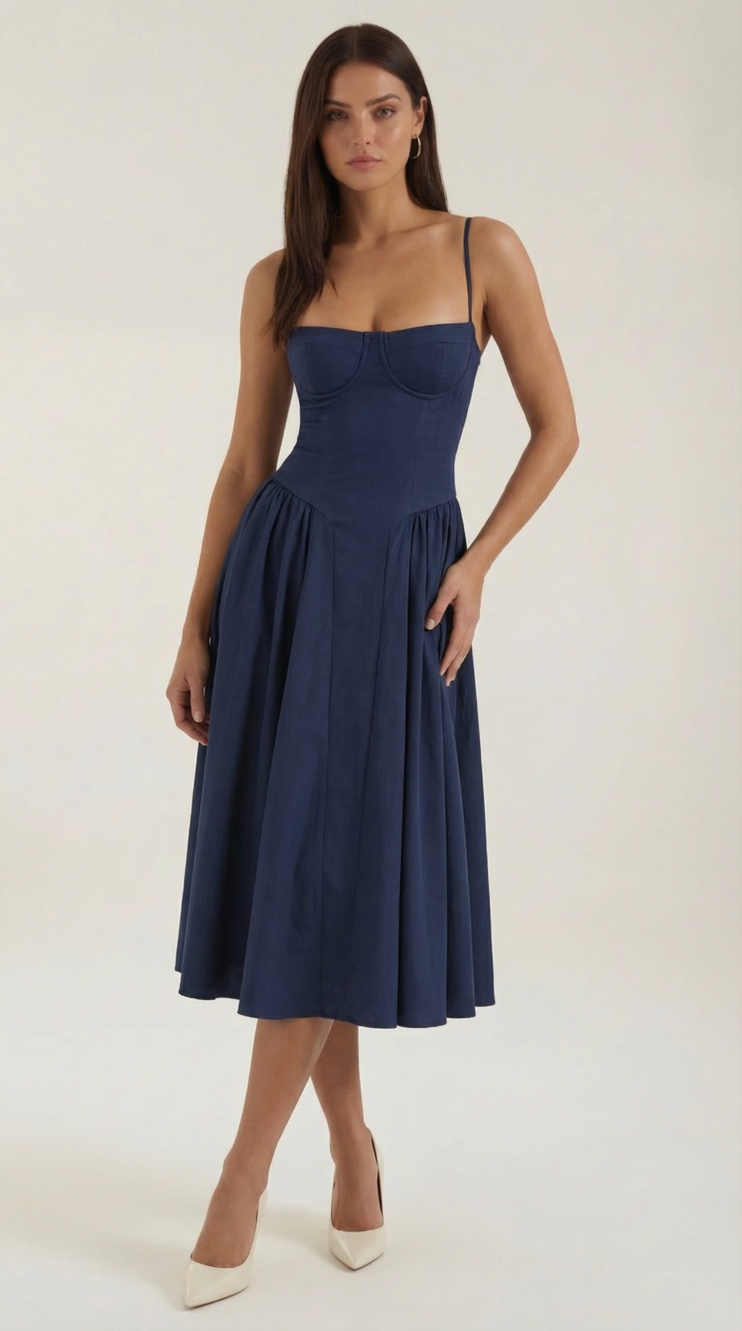 Odette | Korsett-Midikleid für Damen 5
