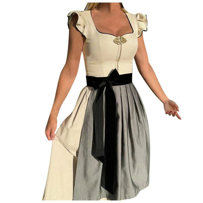 Oktoberfestkleid Schwarz-Weiß | Festliche Kleider Damen 1