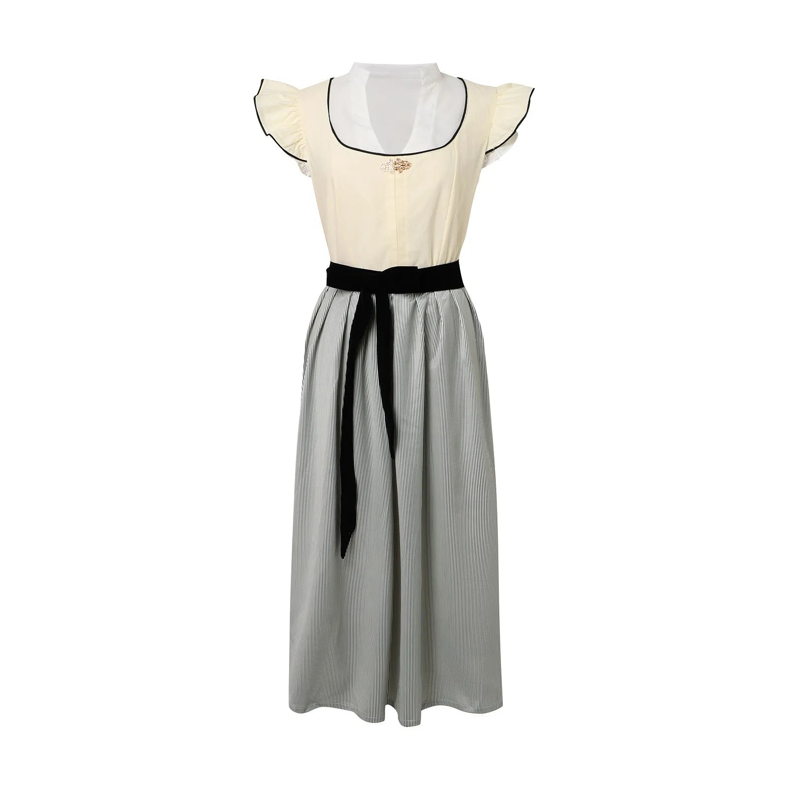 Oktoberfestkleid Schwarz-Weiß | Festliche Kleider Damen 2
