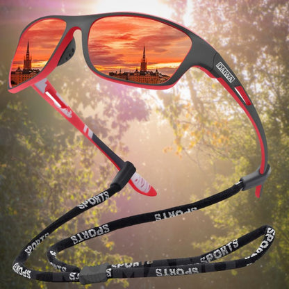 Outdoor-Brille mit UV-Schutz und polarisierten Gläsern 0