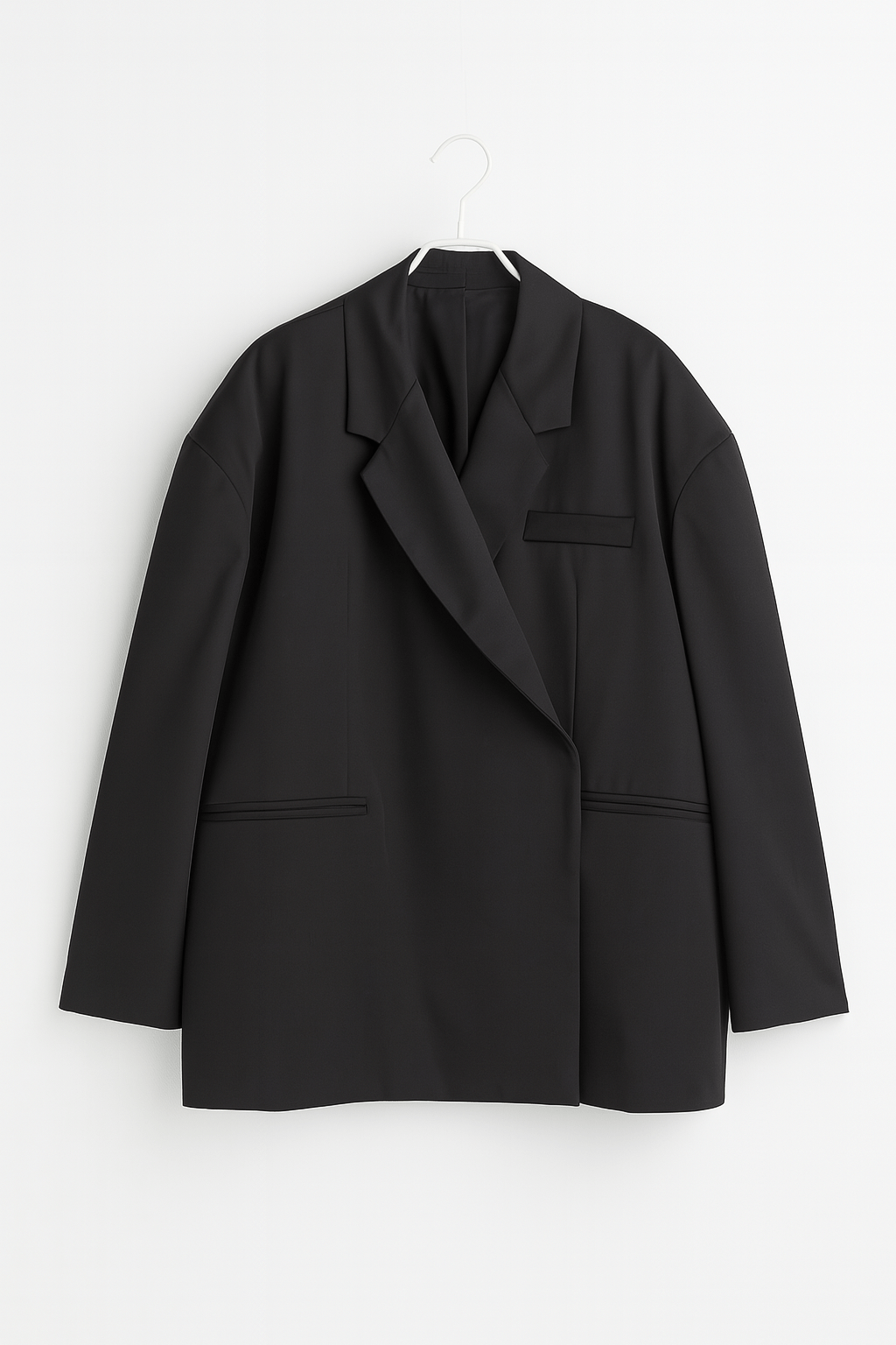 Oversize-Blazer Damen | Knopfloser Blazer mit Struktur 5