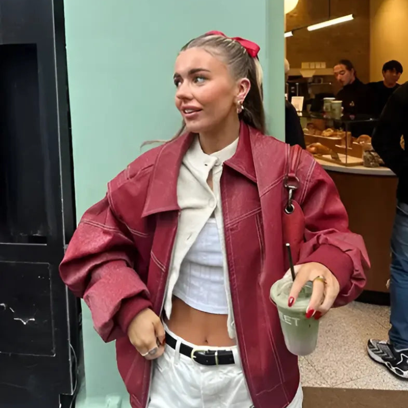 Oversized Jacke Damen | Lässige Streetstyle Jacke 3