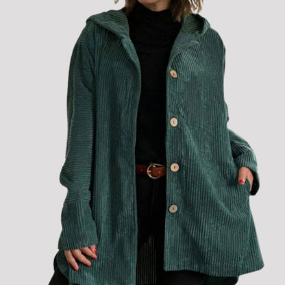 Oversized Kapuzenpullover Damen | Gemütlicher Hoodie mit Knopfleiste 6