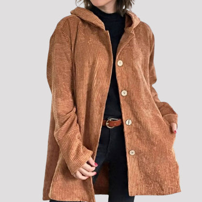 Oversized Kapuzenpullover Damen | Gemütlicher Hoodie mit Knopfleiste 8