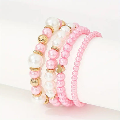 Perlenarmband Set 4-teilig | Armband Damen Verstellbar 2