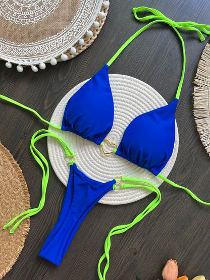 RUOTONSEPT | Sexy Halter Bikini Set für Frauen 11