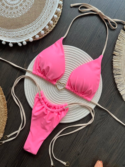 RUOTONSEPT | Sexy Halter Bikini Set für Frauen 6