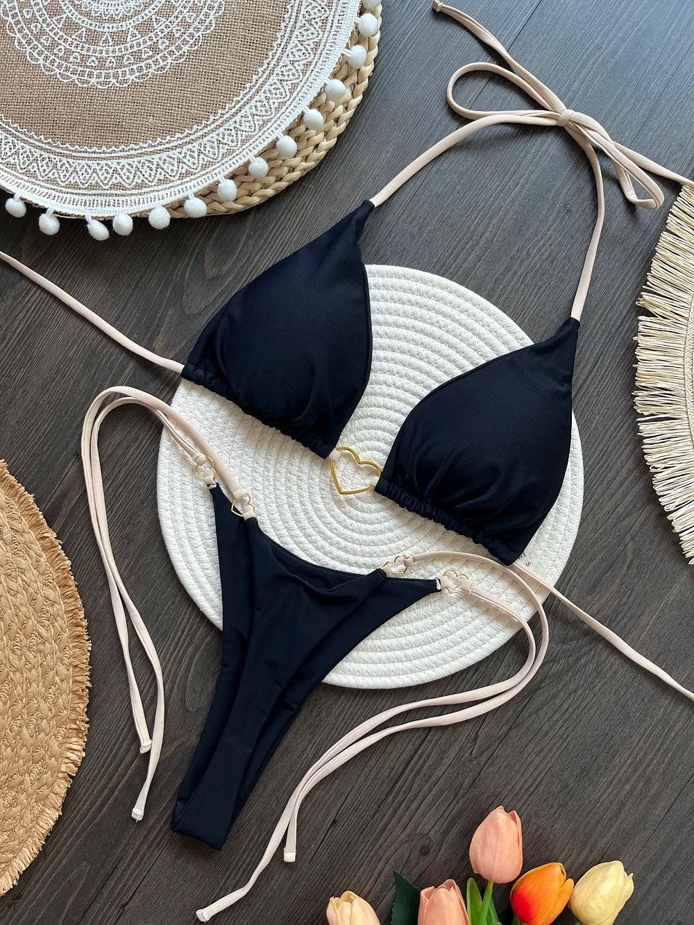 RUOTONSEPT | Sexy Halter Bikini Set für Frauen 9