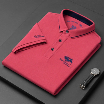 Raffaele | Herren Poloshirt Kurzarm mit Knopfdesign 3