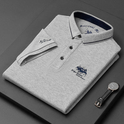Raffaele | Herren Poloshirt Kurzarm mit Knopfdesign 4