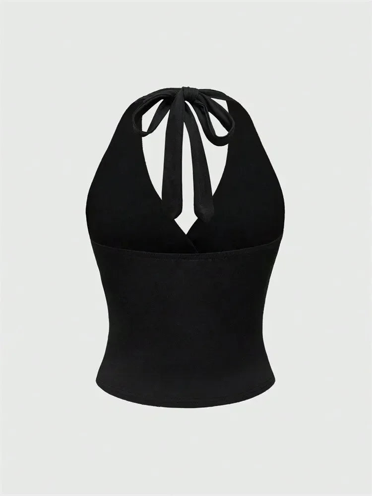 Rückenfreies Neckholder-Crop-Top | Oberteile für Damen 1