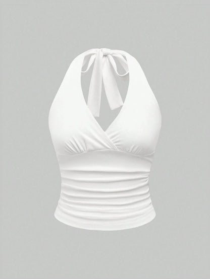 Rückenfreies Neckholder-Crop-Top | Oberteile für Damen 6