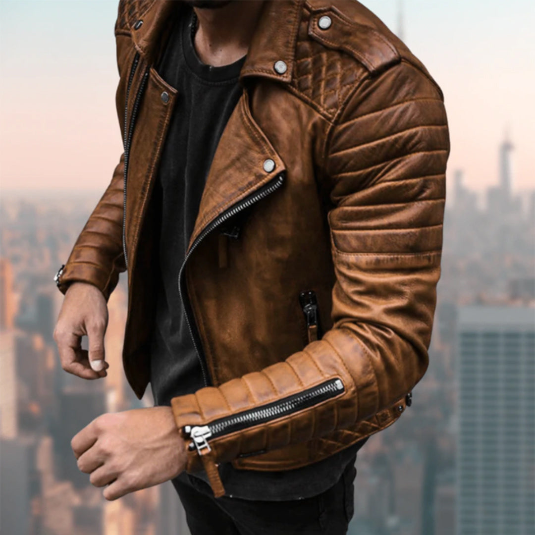 Ryder | Lederbikerjacke für Herren 3
