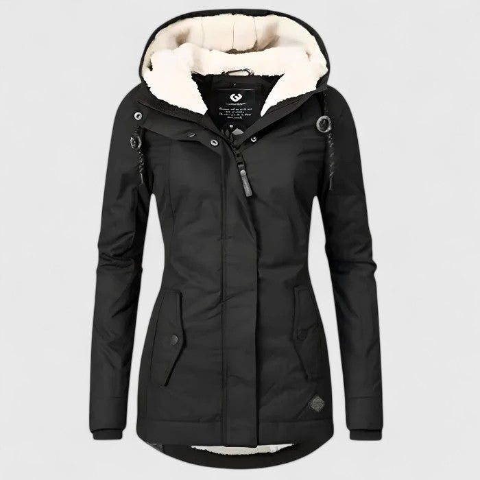 Seravia Regenjacke Wasserdicht mit Kapuze Damen 0