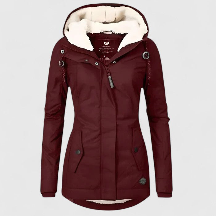 Seravia Regenjacke Wasserdicht mit Kapuze Damen 2