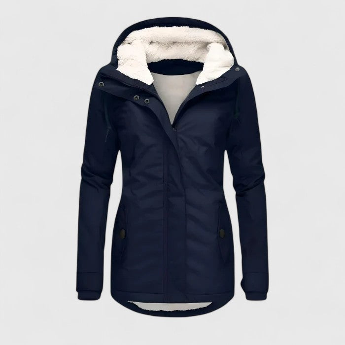 Seravia Regenjacke Wasserdicht mit Kapuze Damen 3