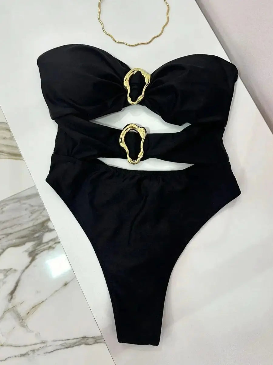 Sexy Cut-Out Badeanzug | Einteiliger Damenbadeanzug 0