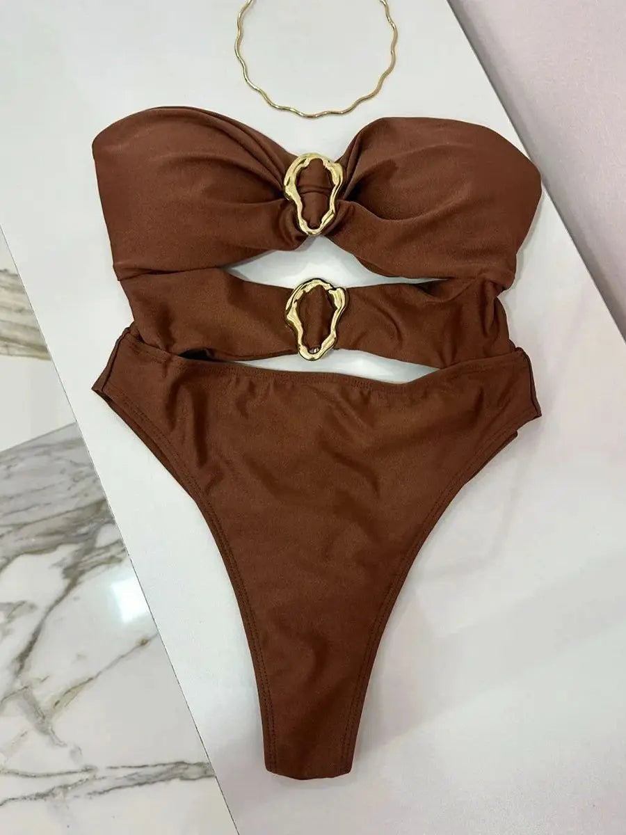 Sexy Cut-Out Badeanzug | Einteiliger Damenbadeanzug 5