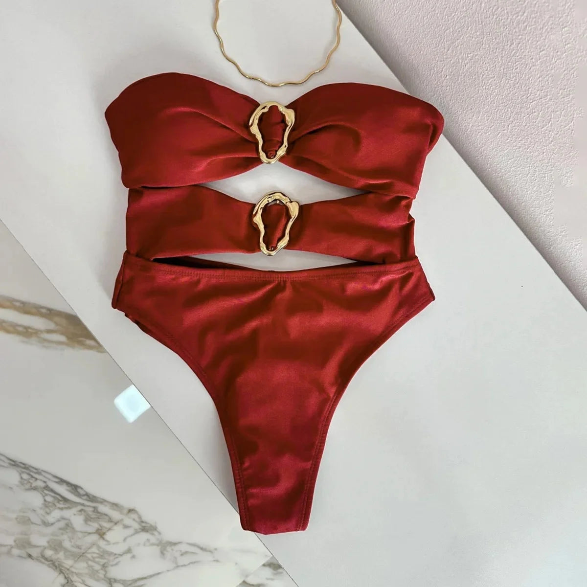 Sexy Cut-Out Badeanzug | Einteiliger Damenbadeanzug 9