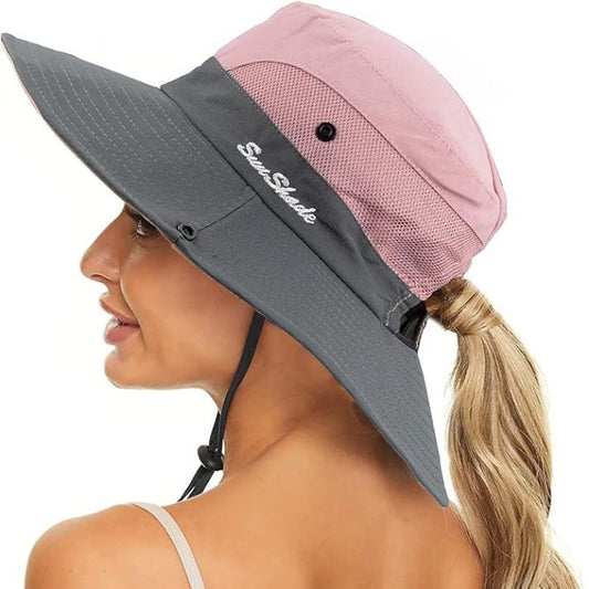 ShadeGuard UV-Schutzhut mit breiter Krempe und modischem Design 0